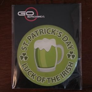 3” GoBadge Magnetic Badge- St Patrick’s Day